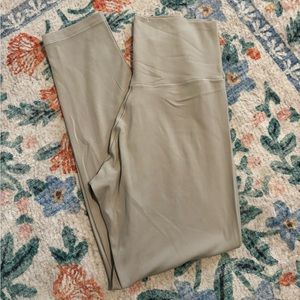 Aerie Real Me 7/8 Crossover High Rise Legging Beige/tan, size Large